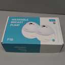 Paruu Hands Free Breast Pump P16, Wearable Breast Pump Electirc Portable with 4 Modes & 12 Levels, Max 309mmHg Strong Suction 19/21/24mm Flange Inserts Wearable Breastfeeding Pump, 2 PackNude