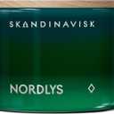 Skandinavisk FIRE & Light Giftset of 2 Scented Candles. NORDLYS 'Northern Light' and TAKKA 'Fireplace'. Vegan Formula. 2 x 3.17 oz. Gift Set