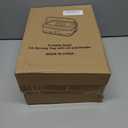 Divided Chilled Serving Tray for Parties,Ice Chilled Party Platter,Ice Serving Bowl with Lid and Handle,Charcuterie Serving Board,Cold Dish Dip for Fruit Seafood Vegetable Shrimp Cocktail Appetizer... (Pink)