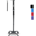 Rehand Quad Cane, Walking Cane with Ergonomic Handle Ever and Graceful 4Pronged Base for Extra Stability, Adjustable Walking Sticks for Right or Left Handed Men & Women and Seniors