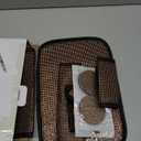 11 Pcs Bling Car Accessories Set,Bling Car Accessories Set for Women,Steering Wheel Cover for Women Universal Fit 15 Inch,Rhinestone Center Console Cover(Champagne)