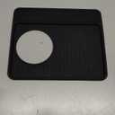 Tamping Mat for Breville 870/880, Espresso Tamper Mat, Food Grade Silicone Non-Slip, 11in x 9.25in, Waterproof Heat Resistant, Espresso Tamping Station for Espresso Machine Barista Accessories (Black)