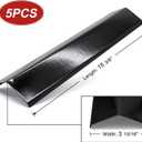 Set of 5 Heat Plate Shields for Brinkmann 810-3660-S, 810-2511-S, 810-2512-S Grill Replacement Parts, 15 3/8" Porcelain Steel Gas Grill Heat Tent Flame Tamer Replacement for Uniflame, Aussie.