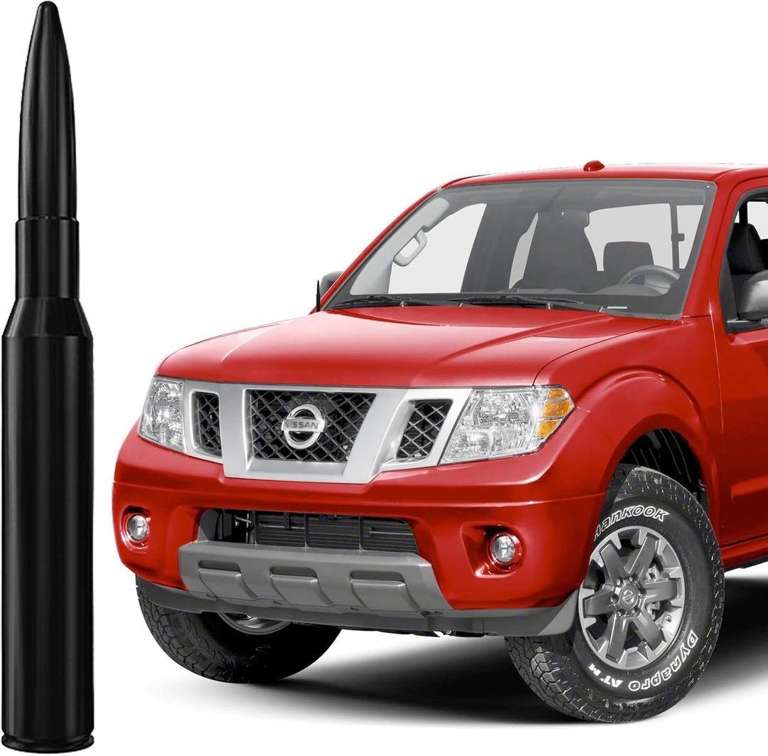 4 Inches Short Aluminum Antenna for Nissan Frontier (1998-2019), Nissan Frontier Antenna Replacement Mast