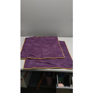 Pillowcase 2 Pack Purple Size 20x20 in 