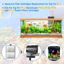 12-Pack PF-L Filter Cartridge Replacement for Top Fin Silenstream PF20, PF30, PF40 and PF75 Power Filters