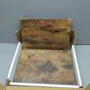 QEEIG 12" Deep Floating Shelves for Wall - 12 x 16 inch Book Shelf Bathroom Bedroom Kitchen Living Room Hanging Bookshelf Farmhouse Set of 3, Brown (026-40BN3)