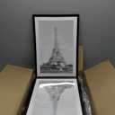 upsimples 13x19 Picture Frame Set of 5, Display Pictures 11x17 with Mat or 13 x 19 Without, Wall Gallery Poster Frames, Black