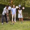 ropoda 35In Updated Six-Player Croquet Set with Wooden Mallets, Colored Balls, Sturdy Carrying Bag for Adults &Kids, Croquet Set Perfect for Lawn,Backyard,Park and More