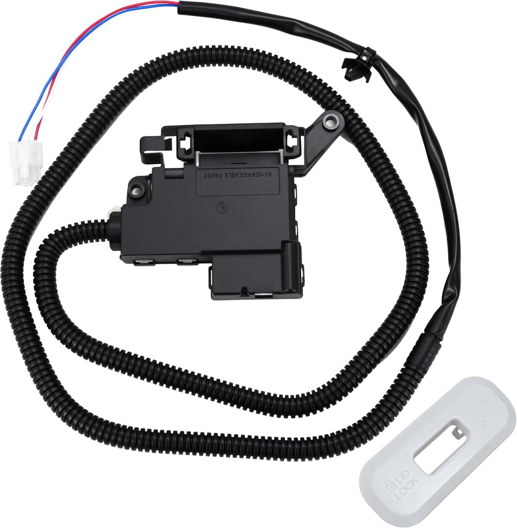 W11414731 W11513248 Washer Lid Lock Assembly Includes W11643703 W11403468 Bezel Compatible with Whirlpool Maytag Crosley WTW5057LW0 WTW5010LW0 WTW5015LW0 Washer Lid Lock Latch Fits PS16543458 DTL6000