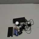 Kingdder 4 in 1 Accessories for Villages Building Light Christmas Village Collection Round Spotlights Battery Operated LED Light with Switch for Christmas Landscape(Warm White,4 Pcs)