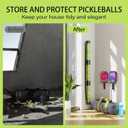17 Balls Pickleball Ball Retriever & Ball Holder Storage with Strap, Back Saver for Pickleball Accessories, Quick for Pickleball Tube Ball Pickup (Green)