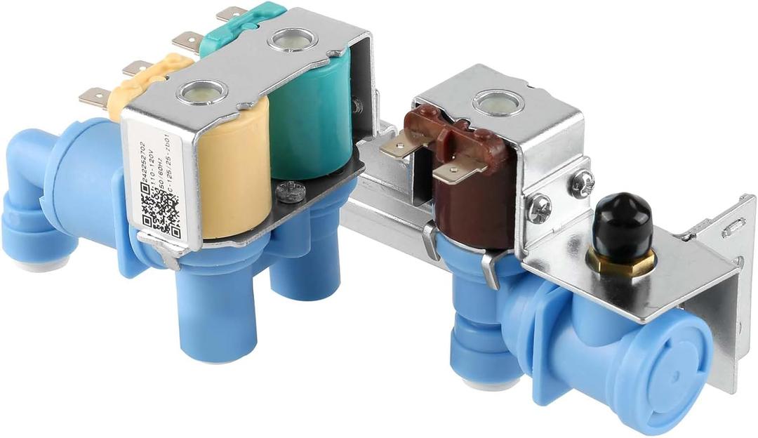 242252702 Refrigerator Water Inlet Valve for Frigidaire Kenmore Electrolux Crosley, Replace 240321801 240505101 240505102 240508101 240508102 240531101 241734301 241734302 7241734301 2692163 etc.