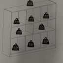 Furinno DALY Book Shelf, 8-Cube Bookshelf, Horizontal Cube Storage Organizer Bookcasde, 10.9 x 47.2 x 39.4, for Living Room, Bedroom, Home Office, Dark Espresso