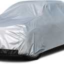 Kayme Full Size Truck Cover Waterproof All Weather - See Vehicle Size Chart - 6 Layers Heavy Duty Outdoor Pickup Cover Sun Uv Rain Protection, Universal Fit F150 Ram 1500 etc, Length Up to 239 inch.