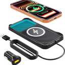 Wireless Car Charger,15w Fast Car Wireless Chargers Charging pad Non Slip Charger for Car Wireless Phone Charger for iPhone 17/16/15/14/13/12 Pro, SE3/SE2/XS/X/XR/8, 100cm Cable