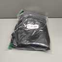 Homiest 48"x72" Weighted Blanket Cover, Black Satin With 8 Ties, Silky & Removable Zippered Twin Heavy Blanket Duvet for Adults