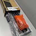 SUPERJARE 70 Inch Console Table with Outlet, Sofa Table with Charging Station, Narrow Entryway Table, Skinny Hallway Table, for Living Room, Rustic Brown (7.9"D x 70.8"W x 31.5"H)