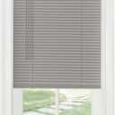 Cordless Light Filtering Blinds, 32 x 72 in, Grey, Vinyl
