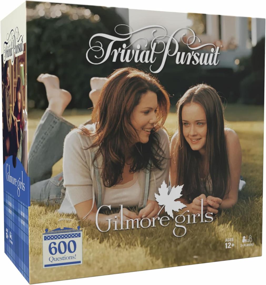 Trivial Pursuit: Gilmore Girls, Quick Play Edition Trivia Game, Test Your Knowledge of Stars Hollow with 600 Questions in 6 Categories, Officially Licensed Gilmore Girls Merchandise & Collectible