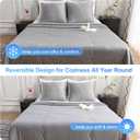 CHOSHOME Cooling Comforter Twin Size, Cooling Blanket for Hot Sleeper, Q-Max 0.45 Arc-Chill Cooling Fiber, Cool Soft Thin Breathable Summer Blanket for Bed, Couch, (60" x 90", Grey) (Gray)