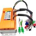 ChongXiao Intelligent Brushless Sine Controller 36V 48V 60V 72V 84V 2000W Maximum Current 50A Aluminium Alloy EBike Brushless Motor Controller for Electric Bicycle Scooter