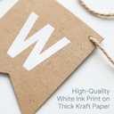 2 x Welcome Baby Banner - Baby Shower Decorations for Boy or Girl | Rustic Paper Baby Shower Banner, Gender Neutral Welcome Home Sign, Vintage Party Decor for Wall Mantle Photo Backdrop