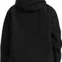 GSOU SNOW Women Ski Jacket Snow Coat Waterproof Windproof Snowboarding Jacket Coat Insulated Warm Winter (Black, L)