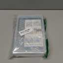 WIBIMEN Mini Ice Cube Trays, Small Tiny Round Pebble Crushed Nugget Ice Trays for Freezer with Lid - Chilling Drinks Coffee Juice(2 Pack/0.55In - Blue)