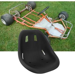 Go Kart Seat for Go Karts Drift Cars Balance Cars Racing Go Kart Large Size Car Seat Backrest Saddle Sprint Track Seat Kit Comfortable Ergonomic Design for Racing Balancing Vehicle