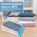 Roomimaster Vacuum Storage Bags, Vacuum Seal Space Saver Bags for Clothing, Travel Lugggage, Carry-on, Blankets, Comforters, Pillow, Bedding, 20 Combo