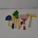 Play22 Kids Garden Tool Set Toy 4-Piece - Shovel, Rake, Hoe, Leaf Rake, Wooden Gardening Tools for Kids Best Outdoor Toys Gift for Boys and Girls