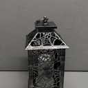 Candle Lanterns Decorative Hanging Lights with Timer Function for Indoor Outdoor, Events, Paritie, Halloween Decoration (1pack, Spider)