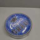 Graduation Party Dinnerware Blue Disposable Paper Plates for Congrats Grad Party Decorations, Serve 80