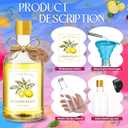 Baderke 12 Set Christmas Plastic Limoncello Bottles 16 oz Christmas Wine Bottles with Caps Labels Stickers Xmas Homemade Limoncello Wine for Home Brewing Xmas Party Favors (Gold)