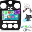 EKAT 9 inch Touch Screen Android Car Radio for Chrysler PT Cruiser 2006-2010 with CarPlay/Android Auto/HiFi Audio/1080P/Bluetooth/WiFi +AHD Backup Camera