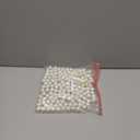 20mm White Pearl Beads 180pcs Chunk Bubblegum Bead Acrylic Pen Ball Beads for Pen Bag Jewelry Making Necklace Bracelets (White Pearl)