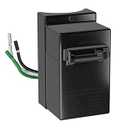 Solus SCO930BK 120V Grounded Convenience Electrical Outlet w/Rain Shield for Outdoor Lamp Post and Poles, Energy Saving and Weather Resistant, ETL Listed