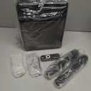 Karaoke Machine for Adults, Portable Bluetooth Speaker with 2 Wireless Microphones and Lights Show, Karaoke Speaker with Bass & Treble, Supports for TWS,USB,FM,REC,AUX in,TF Card for Party/Meeting (Black)