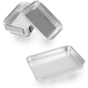 93305 Catch Pan for Weber Genesis II e-310 e-315 e-325 e-330 e-335, Drip Pan for Weber Spirit 200/300 Series Gas Grill 83156 Grease Tray with 10-Pack Drip Pans Liner for Weber Replacement Parts