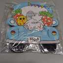 3 x Easter Door Decorations Happy Easter Bunny Tail Wooden Door Hanger Bunny Hanging Door Wall Welcome Truck Spring Holiday Door Decor Sign for Home Indoor Outdoor Easter Decor Supplies