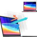 2 Pack 14 Inch Laptop Blue Light Screen Protector Touch Screen, Computer Screen Protector Compatible with Chromebook HP Pavilion ASUS Dell Acer Lenovo thinkpad Samsung Toshiba 16:9 Aspect Ratio, Buescreen Protector Anti-Glare for Eyes Protection