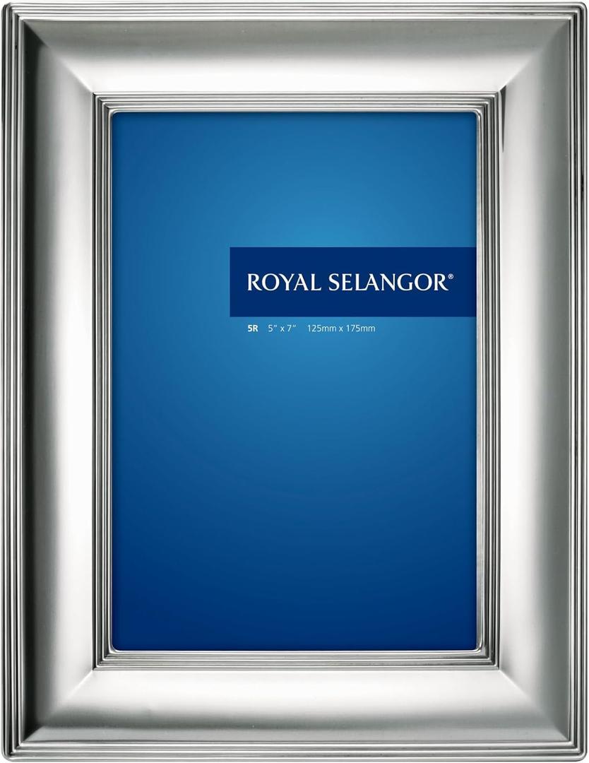 Royal Selangor 013293R Adams Photoframe, 5" x 7", Pewter