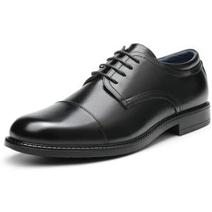Bruno Marc Men's Dress Oxford Shoes Classic Lace Up Formal Cap Toe Shoes Size 11 Black