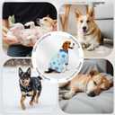 4 Pack Dog Pajamas Pet Costumes Dog Jammies Onesies Sweatshirt Adjustable Breathable Stretchy Clothes for Puppy Small Medium Large Dogs Girls Boys,XL