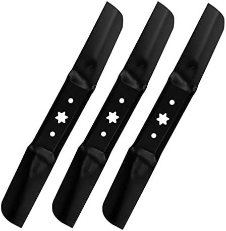 PetMigo 54 inch Deck Mower Blade 942-05056A 942-05056 for MTD T8400 Cub Cadet RZT Troy Bilt TB2454 Super Bronco, Mustang XP 3 Pack