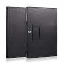 Generic Slim Folding Folio Stand Case for Samsung Galaxy Tab Pro 10.1 Tablet SM-T520/T525 P600, Lightweight Magnetic Closure PU Leather Flip Shockproof Auto Wake/Sleep Smart Cover Black