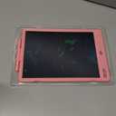 FLUESTON LCD Writing Tablet, 10 Inch Doodle Board Toys Gifts for 3-8 Year Old Girls Boys, Colorful Electronic Board Drawing Pad for Toddler Easter Basket Stuffer for Kids, Educational Travel Toy (11"W x 7.5"H, Cute Pink)