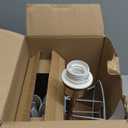 Pleated Table Lamp, Table Lamp for Bedroom, Bedside Lamps for Nightstand with Linen Lampshade, Modern Lamp for Bedroom Home Office Decor, Black