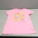 Peace Out Single Digits I'm 10 Groovy Retro 10th Birthday T-Shirt XS Pink
